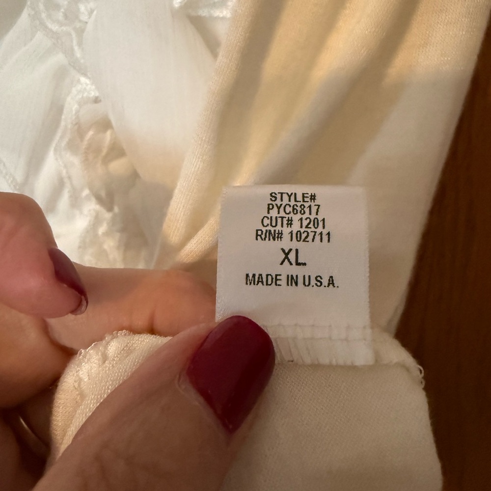 Gibson White Ruffle Tank Top - Picture 8 of 9